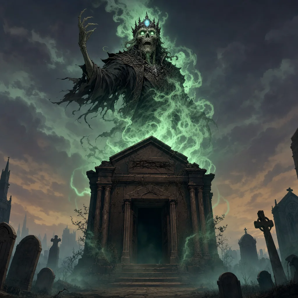 The lich vanishes